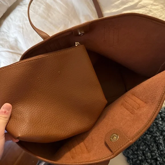 Anthropologie Leather Tote / Purse - Picture 2 of 2